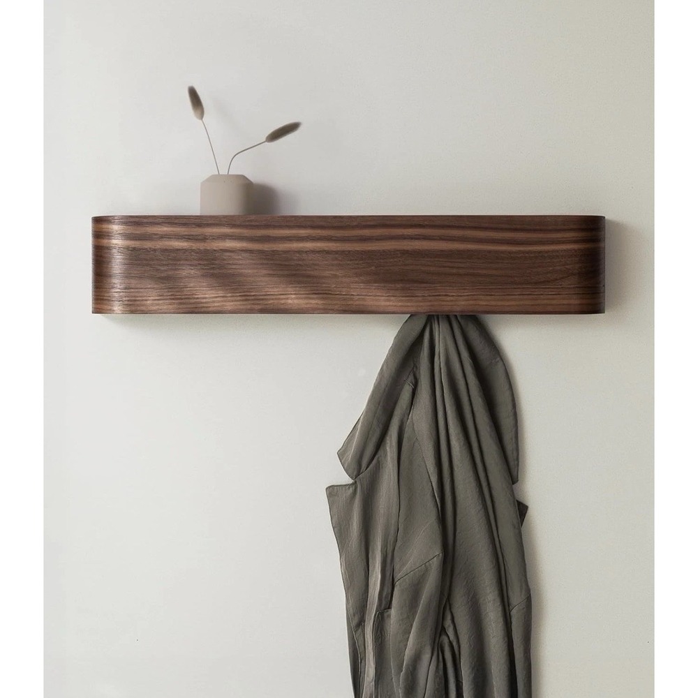 Kazai. Wall-Mounted Coat Rack 'Toke' - Modern Design Coat Rack with Hidden Wall